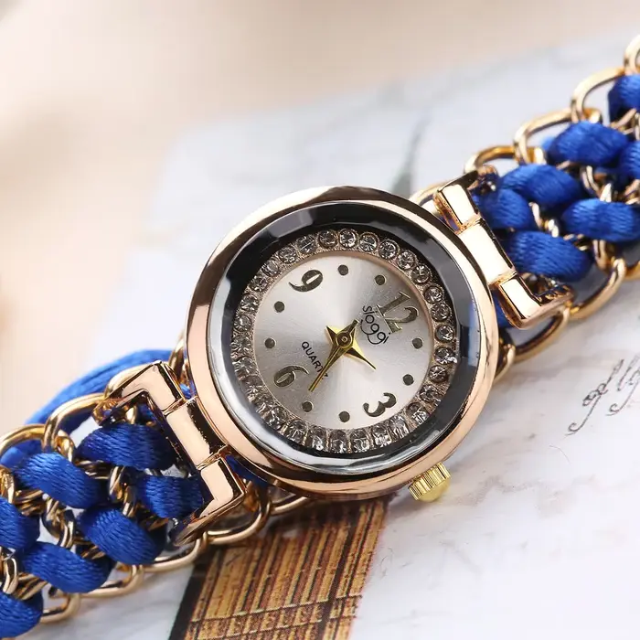 Montre Moonbiffy Quartz Femme Style Simple Couleur Argent Occasions Spéciales