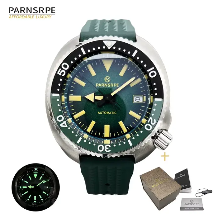 Montre de plongée Green Turtle PARNSRPE