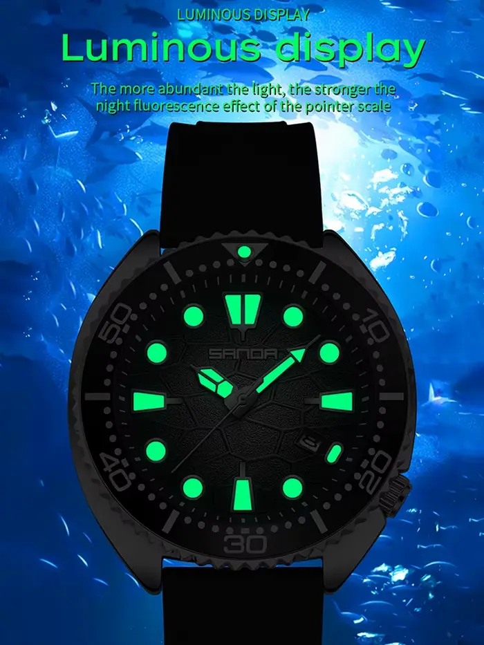Montre SANDA Quartz Élégante et Résistante à L'Eau Pour Hommes Occasions Spéciales Aventures Urbaines Sportive