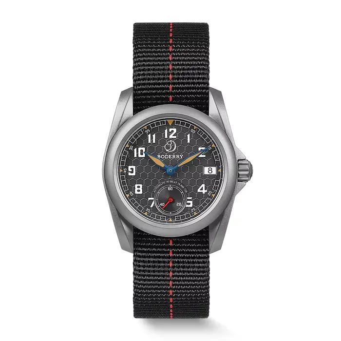 BODERRY hommes montre automatique 40MM titane pilote Sport mécanique montre-bracelet 10ATM étanche saphir C3 lumineux HZ8240