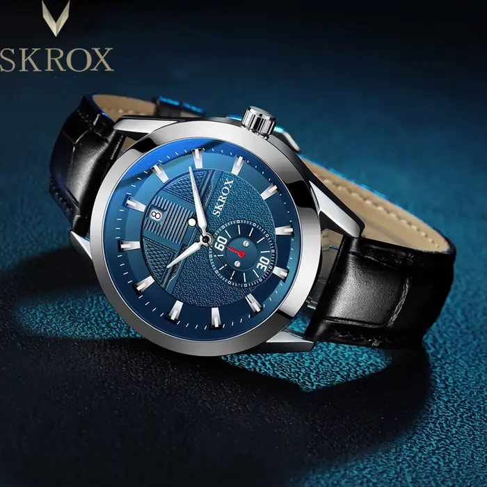 Montre de dehors Originale en Cuir pour Homme