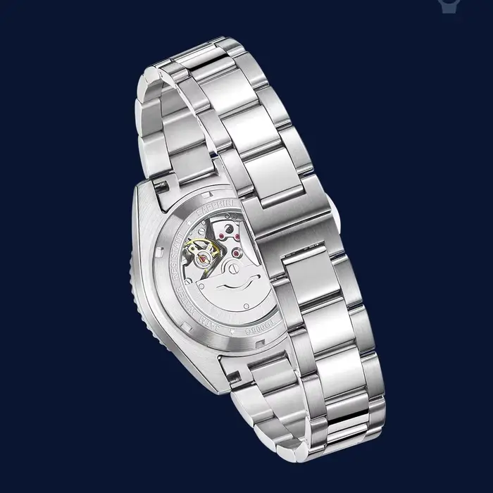 Montres mécaniques pour hommes TOPHILL 40 mm Nanning 2813 avec cadran texturé effet feu