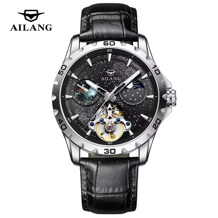 AILANG 2026 Nouvelles Montres Automatiques Mécaniques Étanche à Cadran Ciel Étoilé