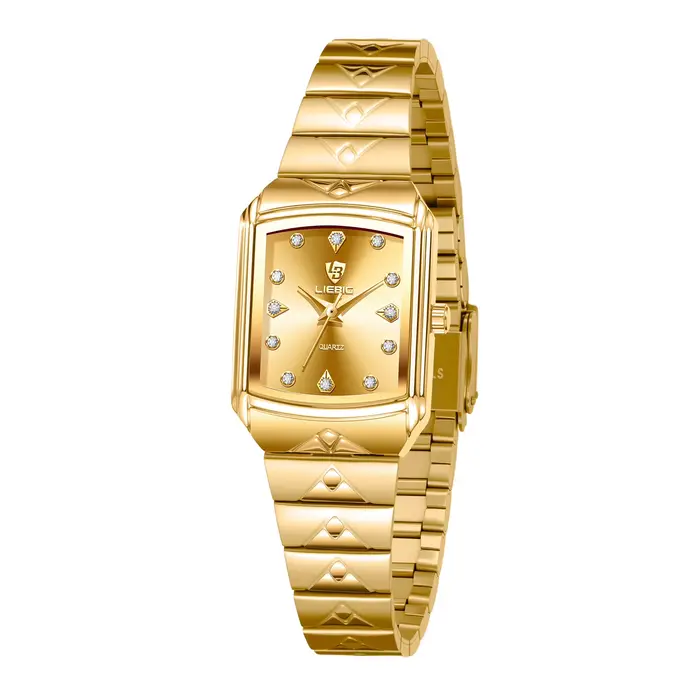 Montre à quartz élégante LIEBIG L8018 pour femme, cadran soleil, montre-bracelet de luxe vintage, mo