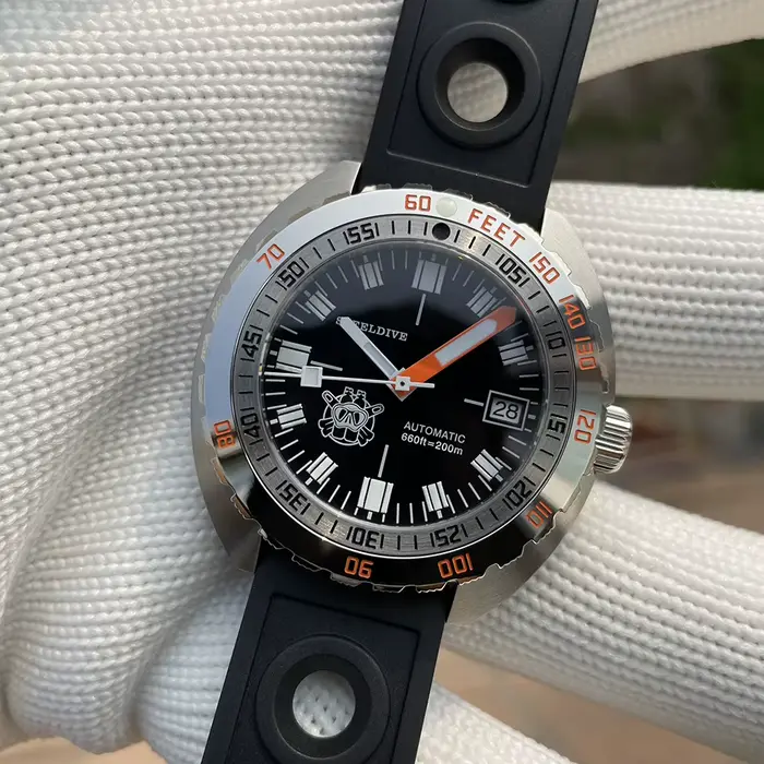 Montre de plongée de marque STEELDIVE pour hommes, NH35, automatique, mécanique, verre saphir, fonct
