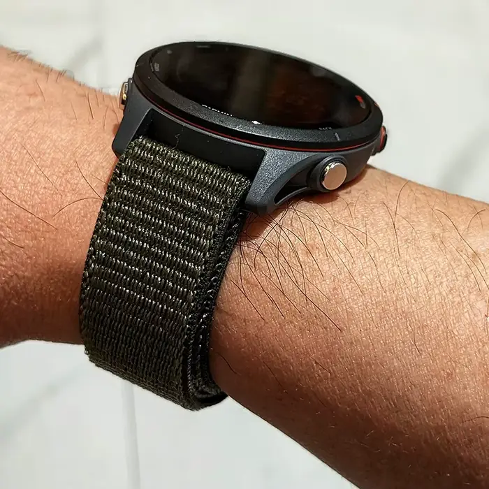 Bracelet de montre à ajustement rapide en Nylon à boucle à crochet pour Garmin Fenix 8 7X/Epix Pro/Instinct 3