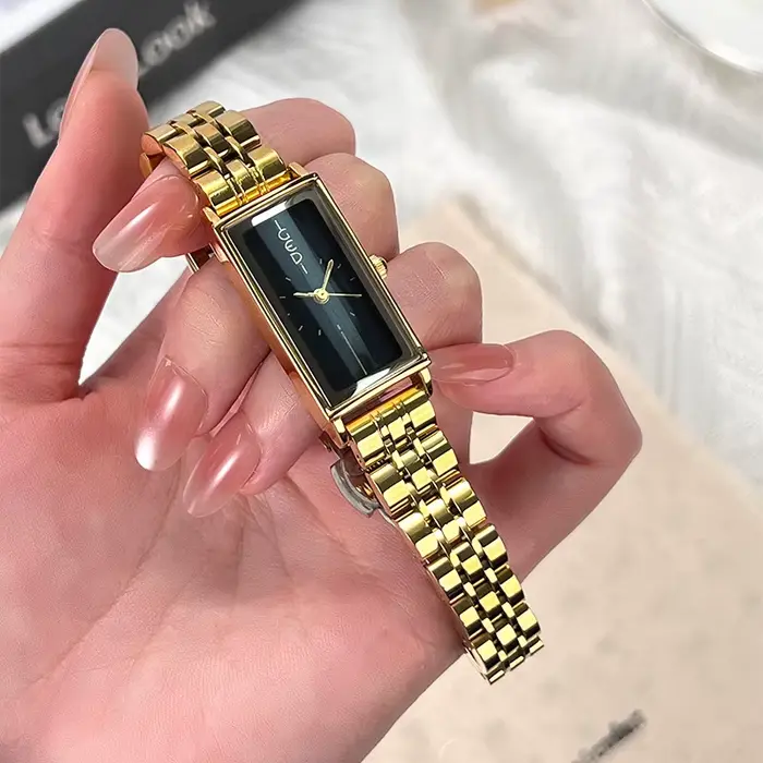 Montre GEDI Vintage Luxe Élégante Étanche Acier Inoxydable Quartz pour Femmes Occasions Spéciales Activités Sportives