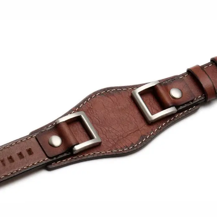 Fossil JR1157 Bracelet de montre en cuir véritable 24mm hommes