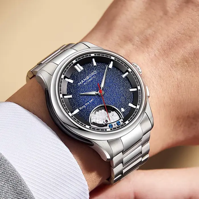 HANBankruptcy-Montre Mécanique existent Personnalisée pour Homme