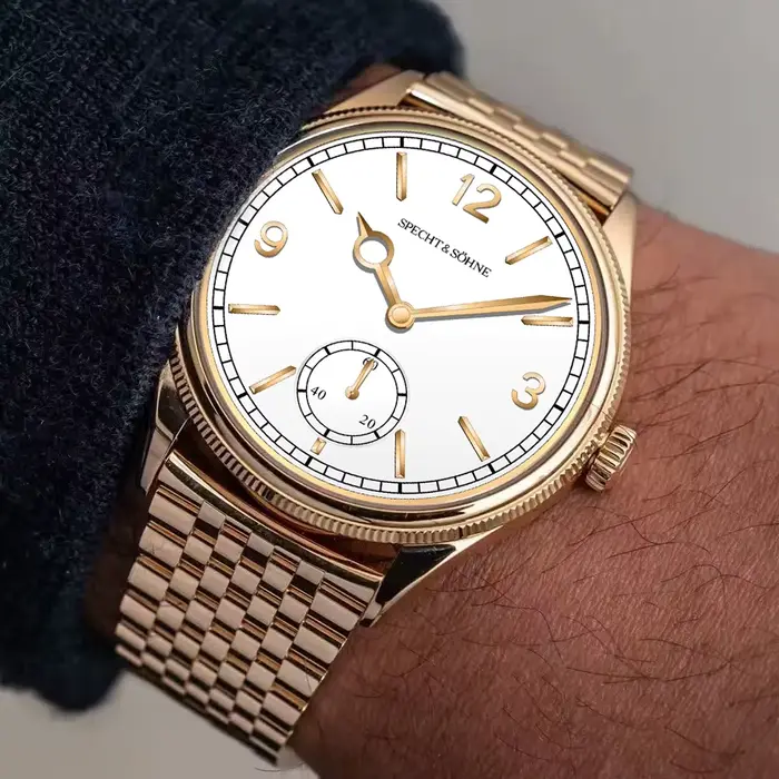 Specht & Söhne nouveautés 1908 montres automatiques pour hommes en acier inoxydable mouette Movt montre-bracelet mécanique 50M étanche