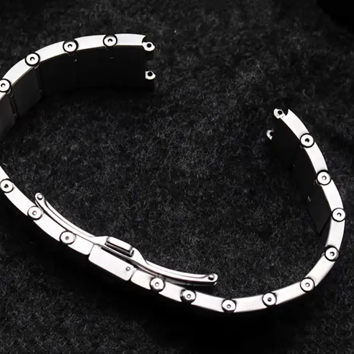 Bracelet de montre en acier inoxydable pour hommes et femmes