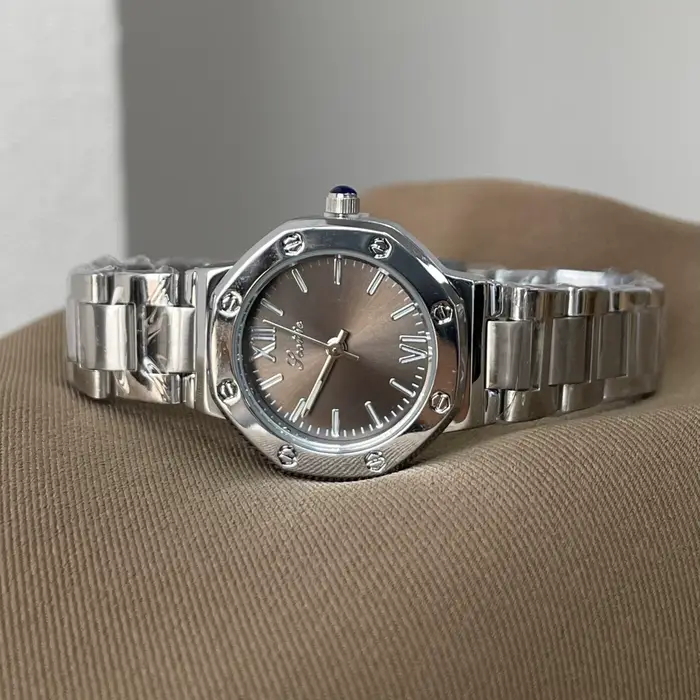 Nouvelle montre argentée de luxe 2026