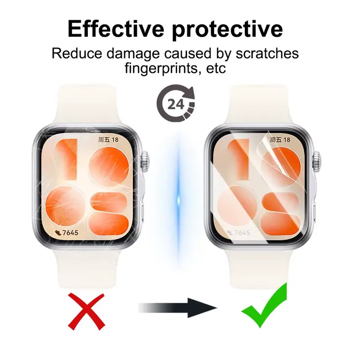 Film de protection transparent HD pour Huawei Watch Fit 5 Pro 4 Pro 3 2