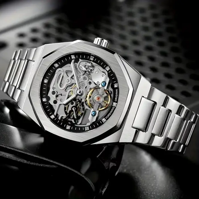 Montre mécanique automatique de luxe pour hommes