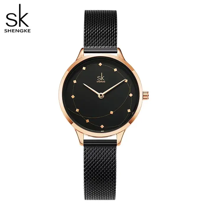 Montre femme quartz élégante résistante à l'eau et aux chocs pour toutes occasions cadeau style fashion et casual