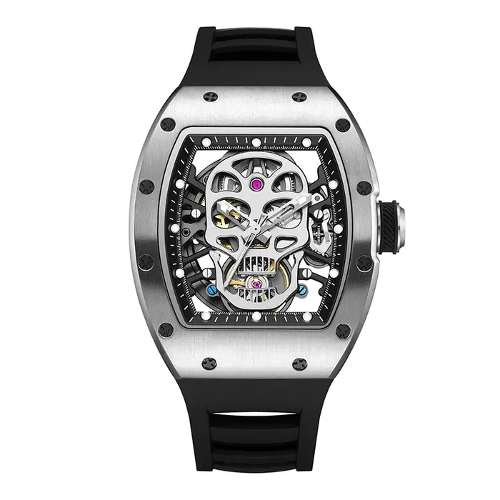 Montre mécanique à mouvement automatique pour hommes
