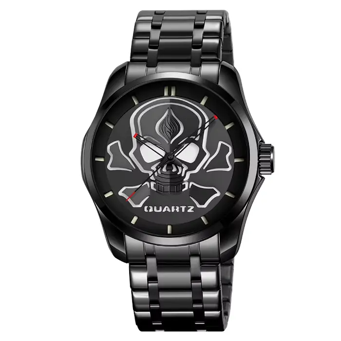 Montre Quartz Décontractée et Tendance pour Homme, Style Moderne, Étanche, Bracelet Acier Inoxydable, Idéal Pour Occasions Spéciales, Polyvalente, Parfait Pour Soi-même Ou Comme Cadeau