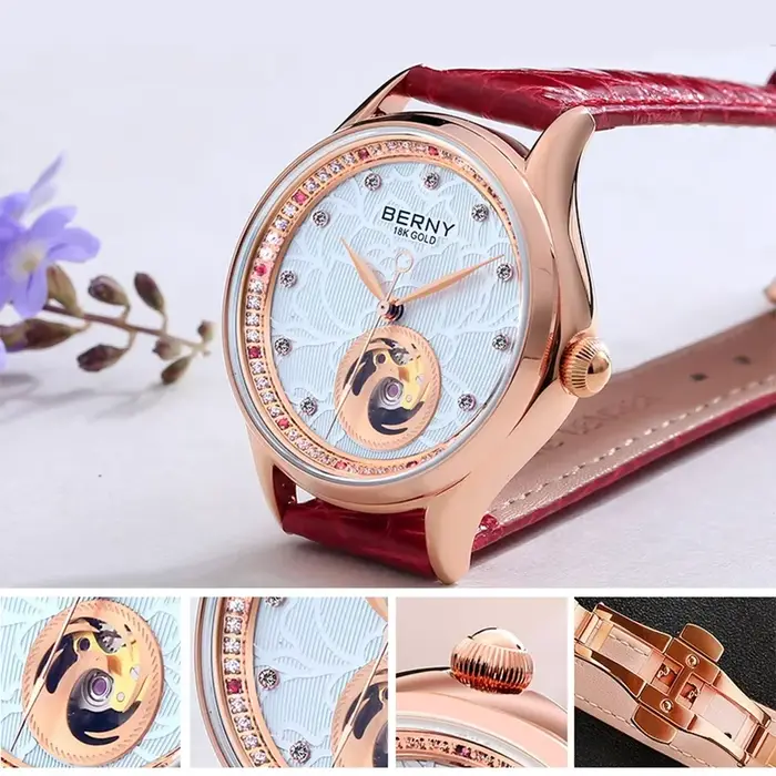 BERNY – montre mécanique de luxe pour femmes