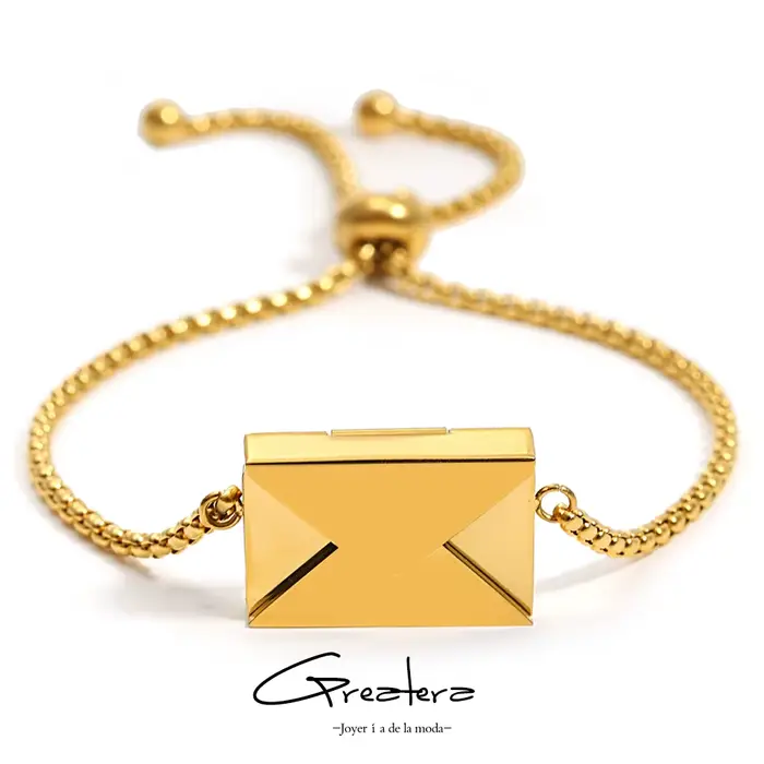 Greatera – Bracelets à chaîne réglable en acier inoxydable