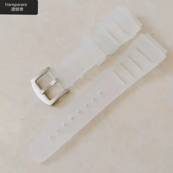 Bracelet de montre en silicone Richard Mille de haute qualité avec deux types de vis et de boulons