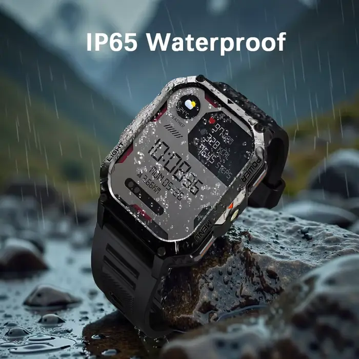 Blackview 2025 nouvelle montre intelligente extérieure 900mAh W70 Pro 2.01 ''TFT HD écran étanche hommes montres avec boussole d'éclairage de secours