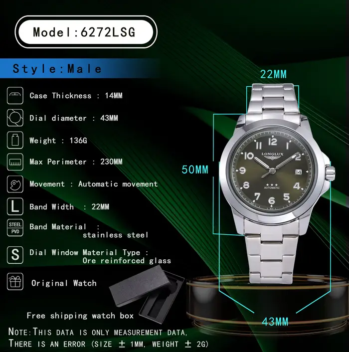 Montre automatique pour homme