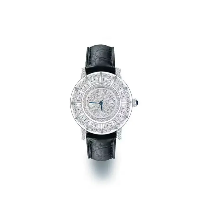 ZOCA-Montre-bracelet à quartz étanche, montres à la mode, glacé, CZ, cadran en cristal, Bling Reloj