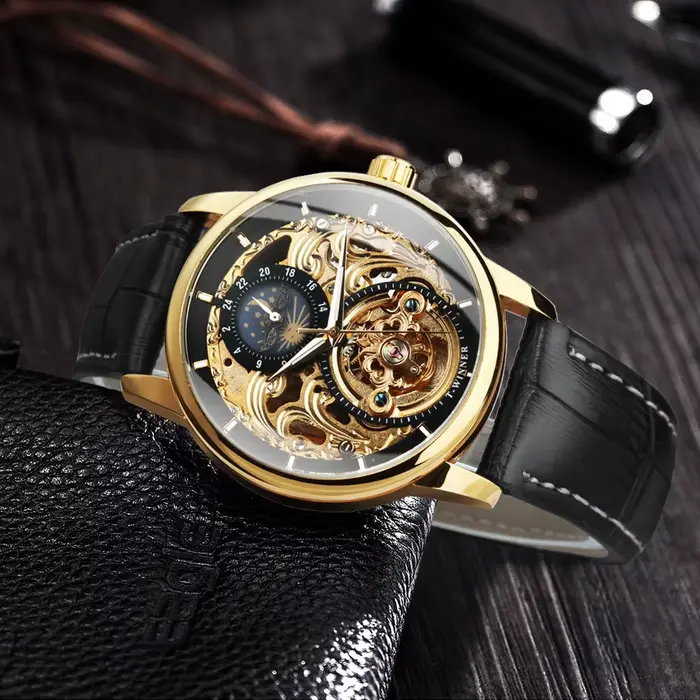 WINNER – montre mécanique Vintage pour hommes