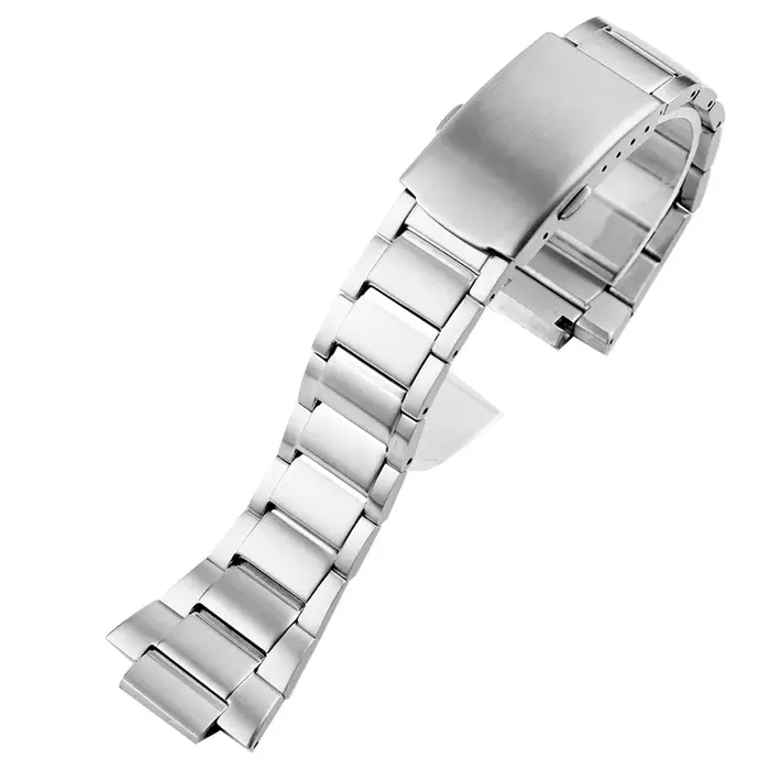 Bracelet de montre en acier inoxydable massif d'affaires pour mol Edifice série EFB-680