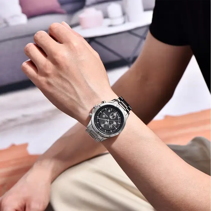 Montre BENYAR 2024 Quartz Robe Résistante à l'Eau Pour Hommes Occasions Spéciales Plongée Aventures Élégante
