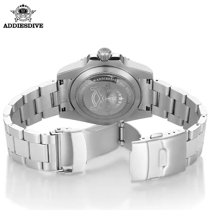 ADDIESDIVE montre classique pour hommes avec lunette en céramique 200 m