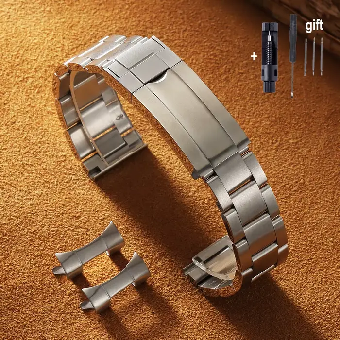 Bracelet en métal 20 mm 21 mm 22 mm, bracelets de montre en acier inoxydable pour Rolex Submariner D
