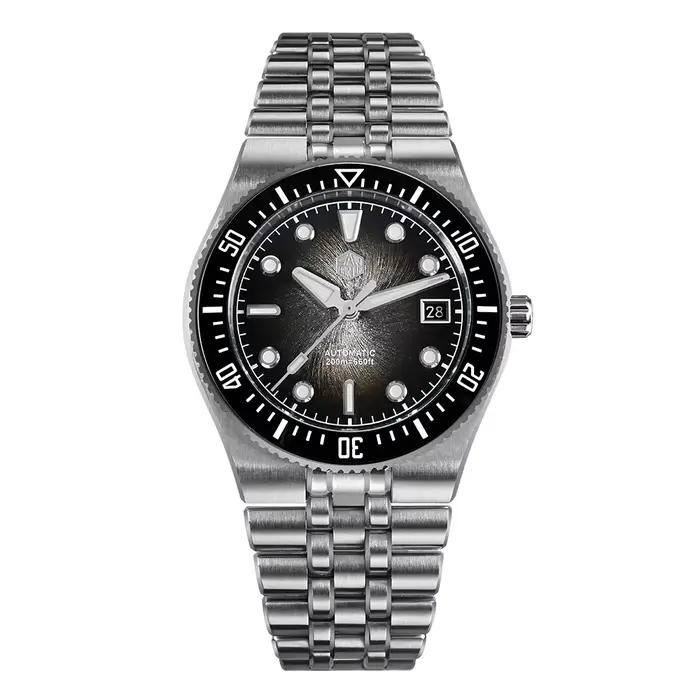 San Martin 40mm Miyota 9015 émail Vortex JianZhan cadran hommes montre plongée mécanique Bracelet in