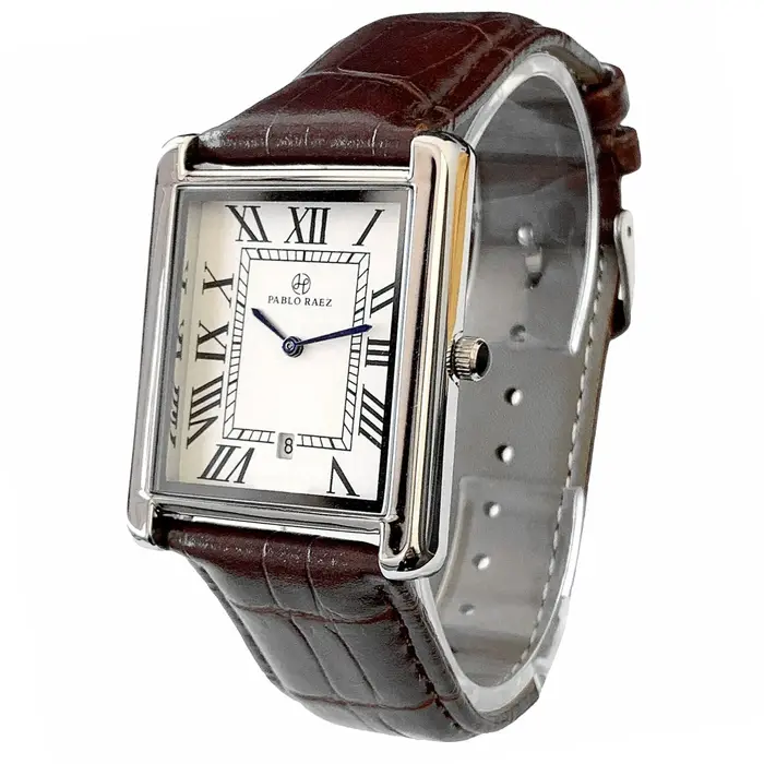 UTHAI hommes montre affaires lumière marque de luxe carré classique calendrier étanche ceinture mâle mode Quartz horloge