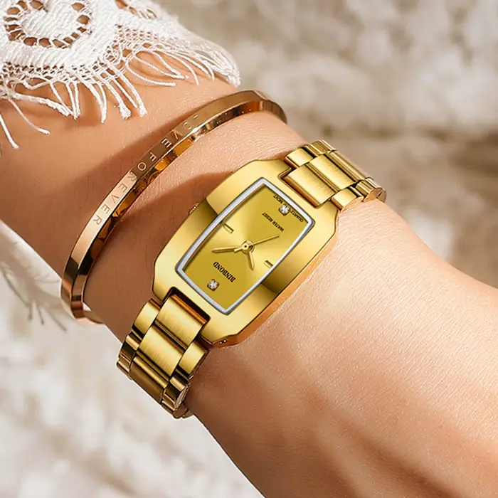 Montres-bracelets en quartz élégantes et durables de luxe BINBOND pour femmes