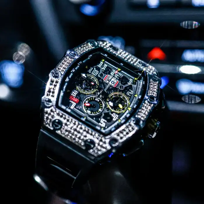 Montre en forme de vin ACIA pour homme, véritable montre mécanique haut de gamme, sensation haut de