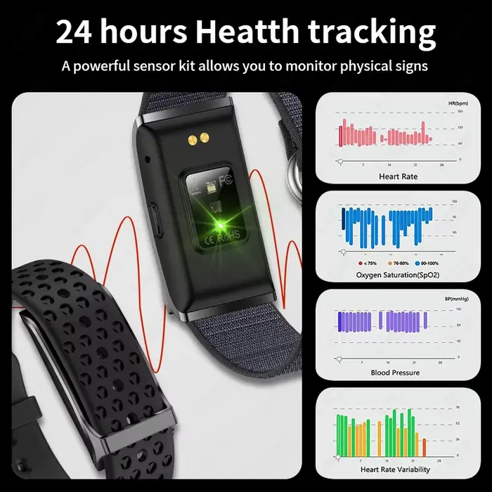 LIGE santé montre intelligente fréquence cardiaque tensiomètre podomètre sport Fitness Bracelet électronique hommes femmes Smartwatch nouveau