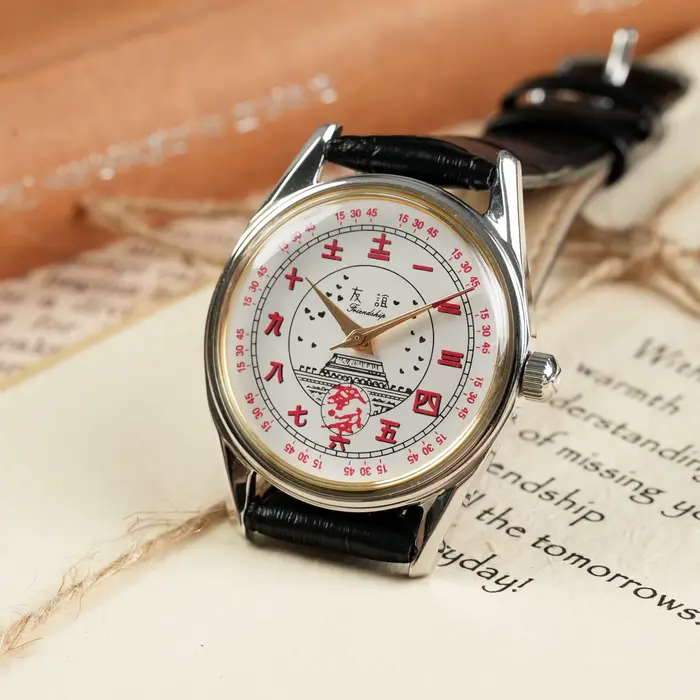 Montre de marque Diamond pour homme 38MM et montre-bracelet mécanique manuelle étanche commémorative de la paix