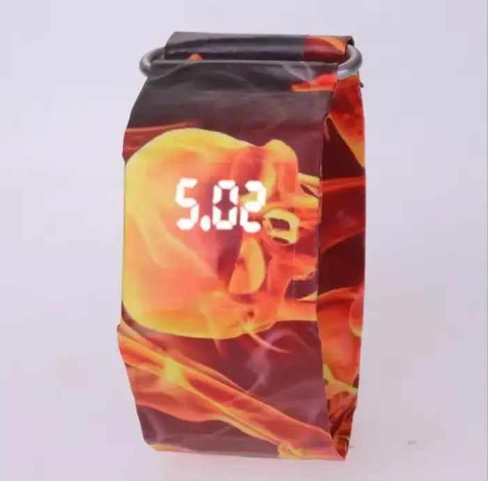 2020 Reloj Hombre hommes montres papier créatif Led montre numérique étanche