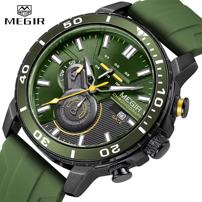 MEGIR hommes montre-bracelet mode Quartz