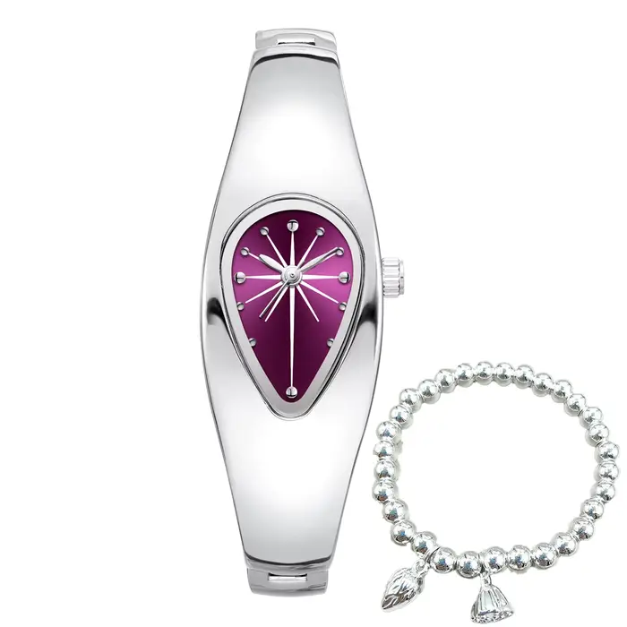Montre bracelet Y2K style Millenium en forme de goutte d'eau, tendance rétro, pour femme, personnali