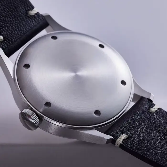 Milifortic 38MM minimaliste sauter heure montre automatique homme R088 saphir cristal 10ATM Vintage en acier inoxydable montres mécaniques