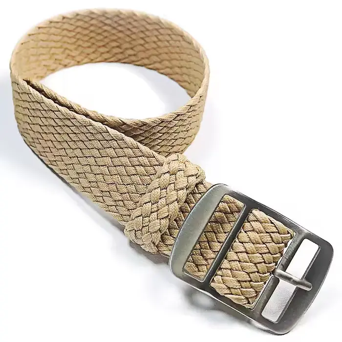 Bracelet en Nylon pour bracelet de montre tissé Perlon, haute qualité, mode 20mm 22mm, couleur noir/