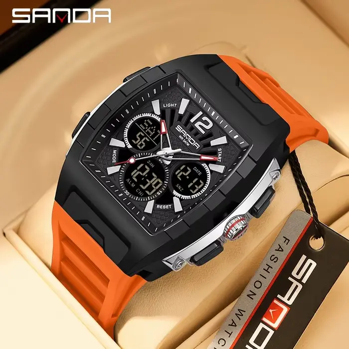 Montre SANDA à double affichage pour homme
