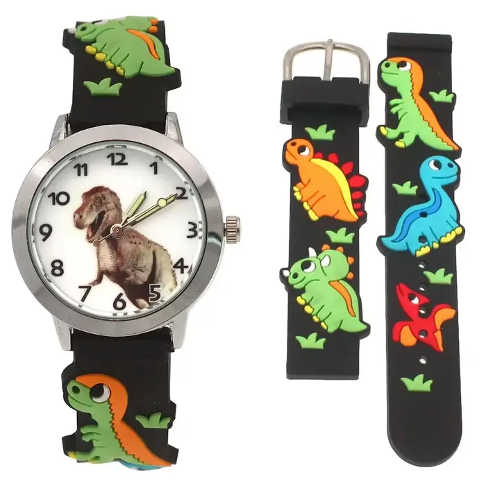 Montre de sport transparente à cadran orange coloré pour femmes