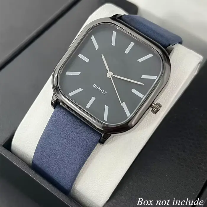 Nouvelle montre en cuir Simple hommes femmes montre-bracelet à Quartz mode élégant cadran carré montres décontractées horloge neutre exquis Relojes
