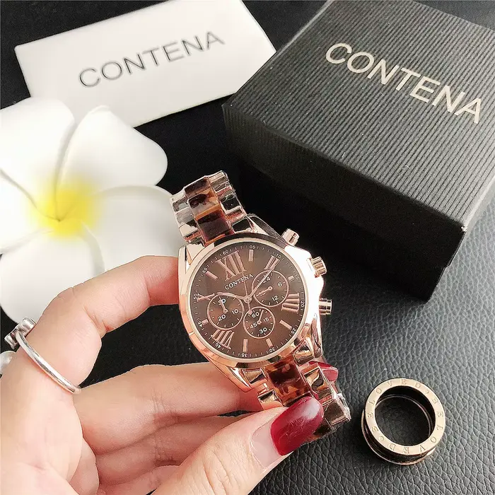 Montres-bracelets simples en acier inoxydable pour femmes