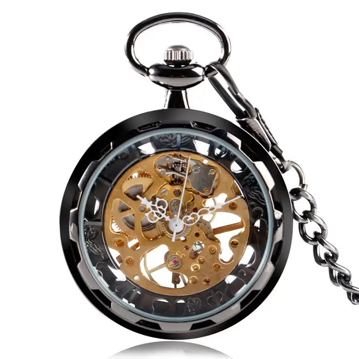 Steampunk – montre mécanique de luxe pour hommes et femmes