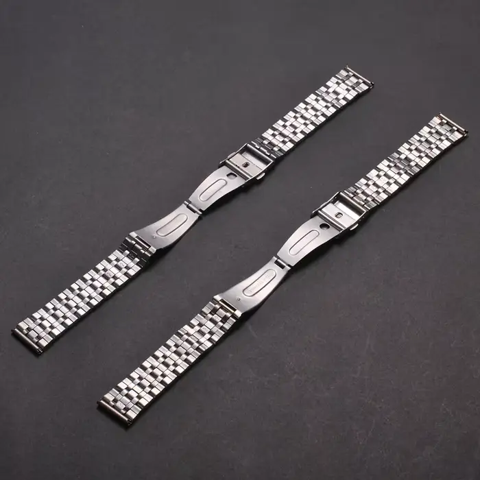 Bracelet de montre en acier inoxydable pour hommes et femmes