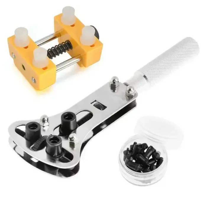 Kit d'outils de réparation de montre en acier ouvre-boîtier arrière clé de retrait de batterie pour montres occasions spéciales